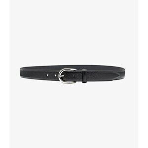 LAUREN Ralph Lauren Women's Black Leather Belt M